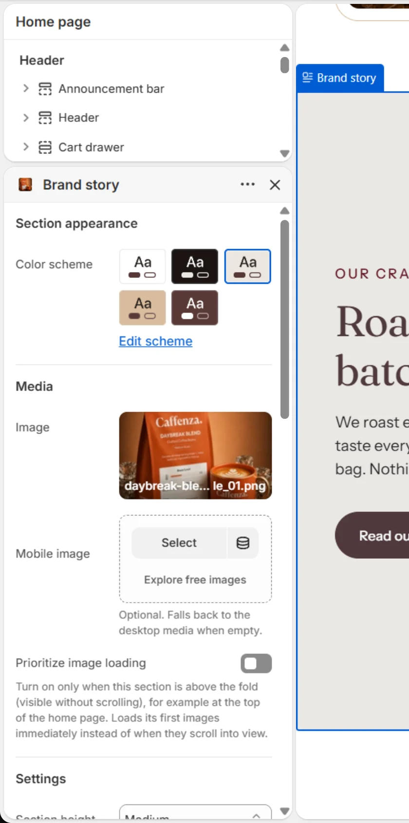 Prioritize image loading.