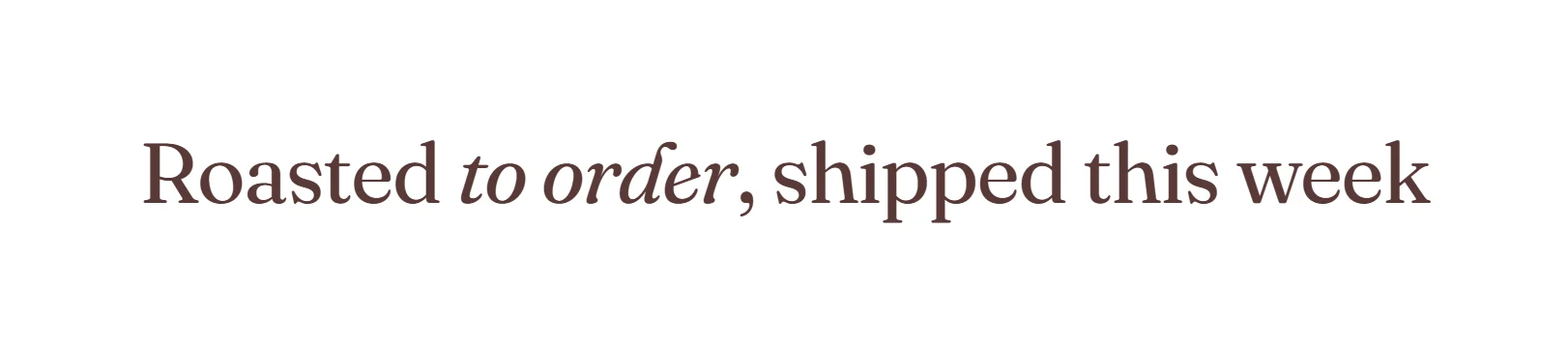 An italic accent word in a heading.
