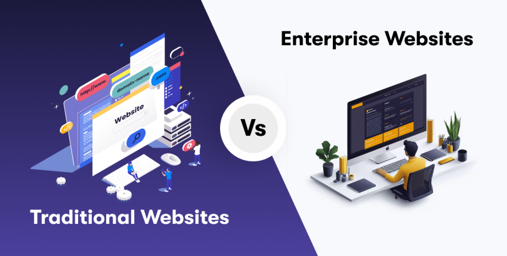Traditional Websites and Enterprise Websites