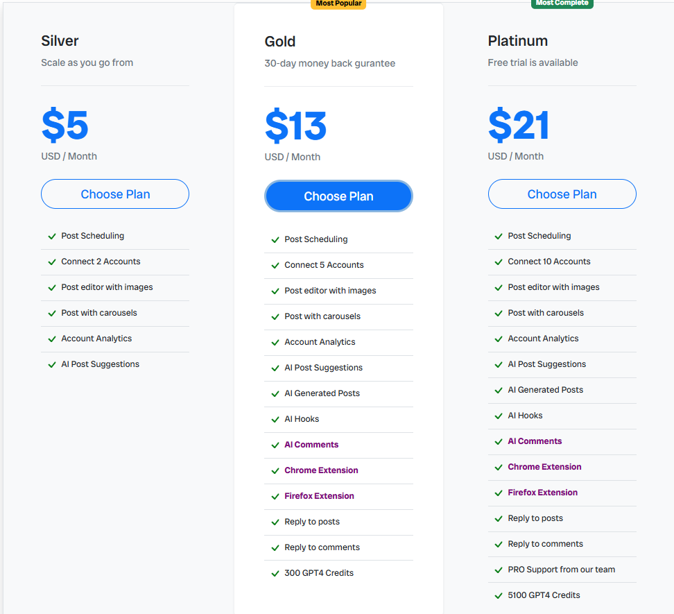 schedpilot pricing