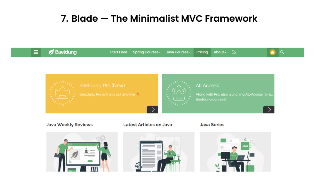 Blade — The Minimalist MVC Framework