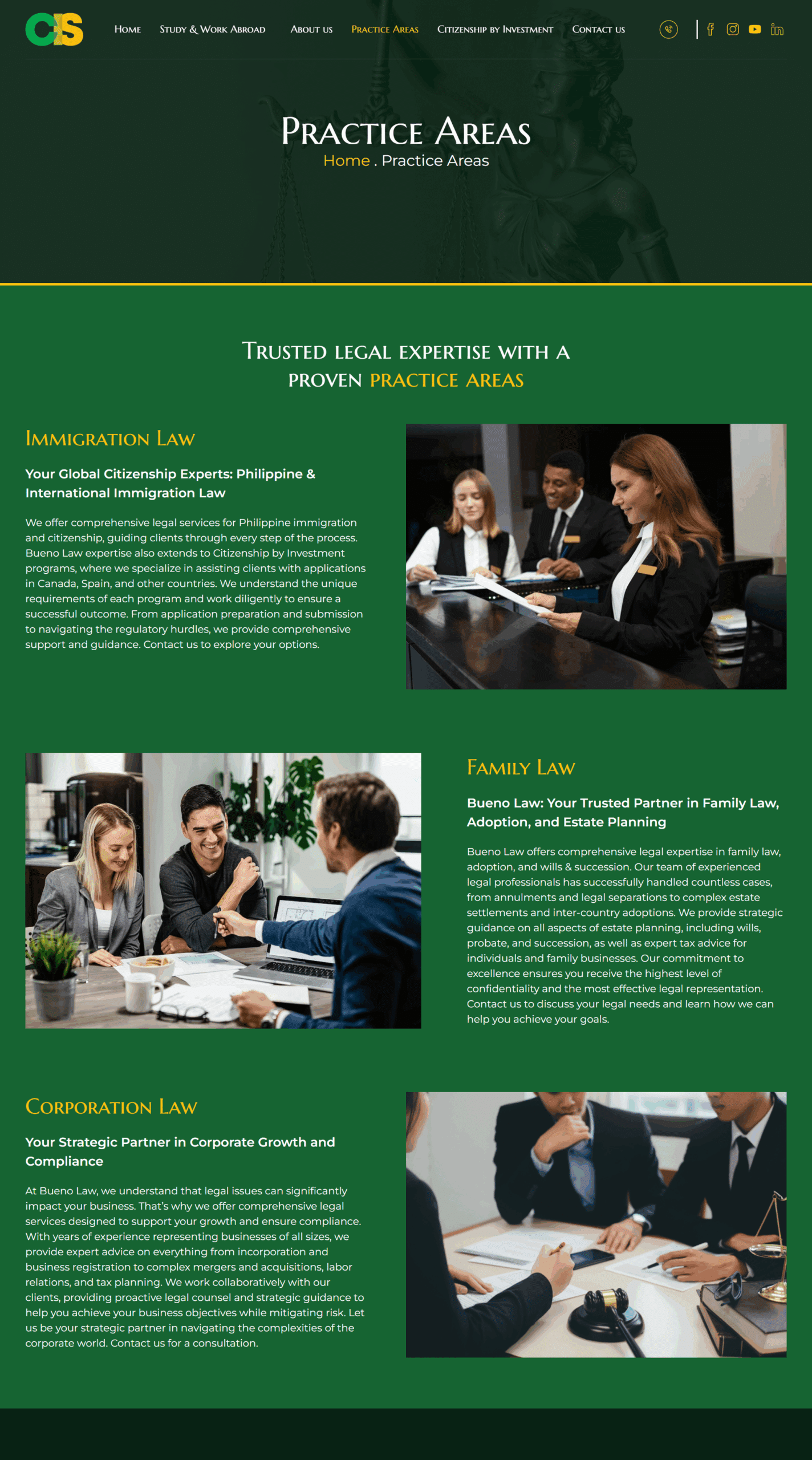 Professional writing notes for CIS international study and immigration programs.