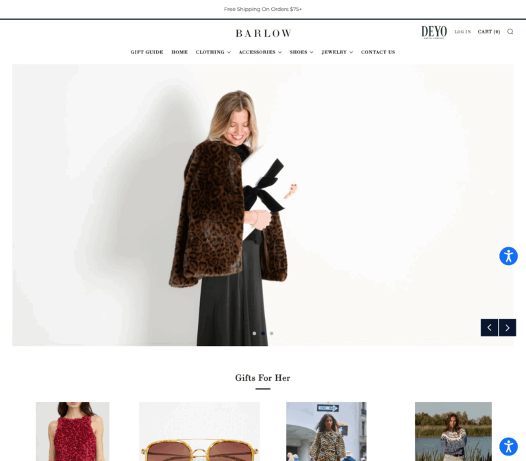Scalable Shopify Store for Barlow Fashion Case Study