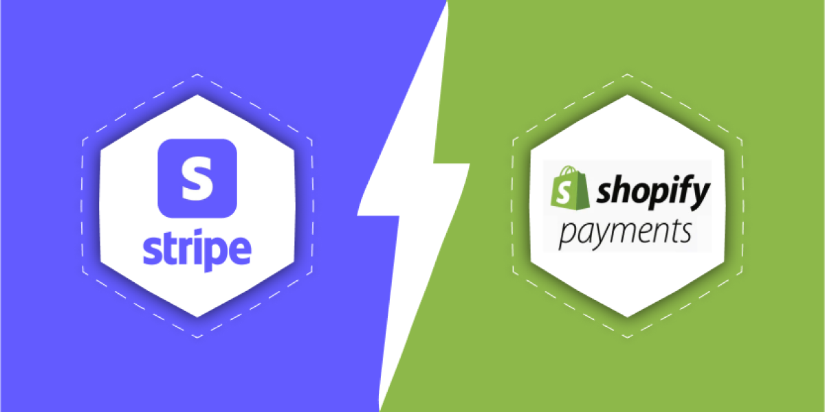 Stripe vs Shopify Payments comparison graphic
