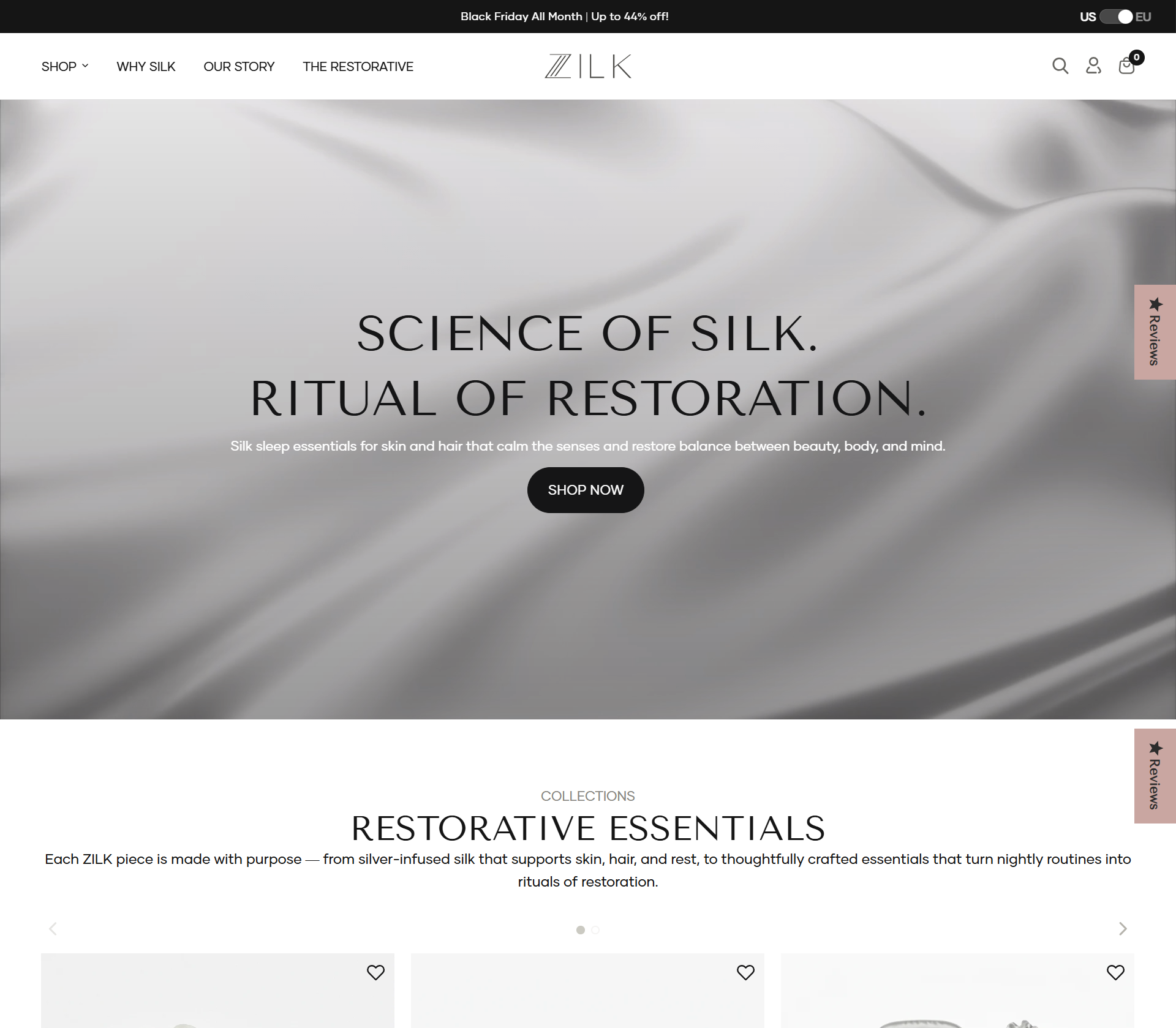 ZILK Sleep – The Science of Silk Meets the Art of Shopify