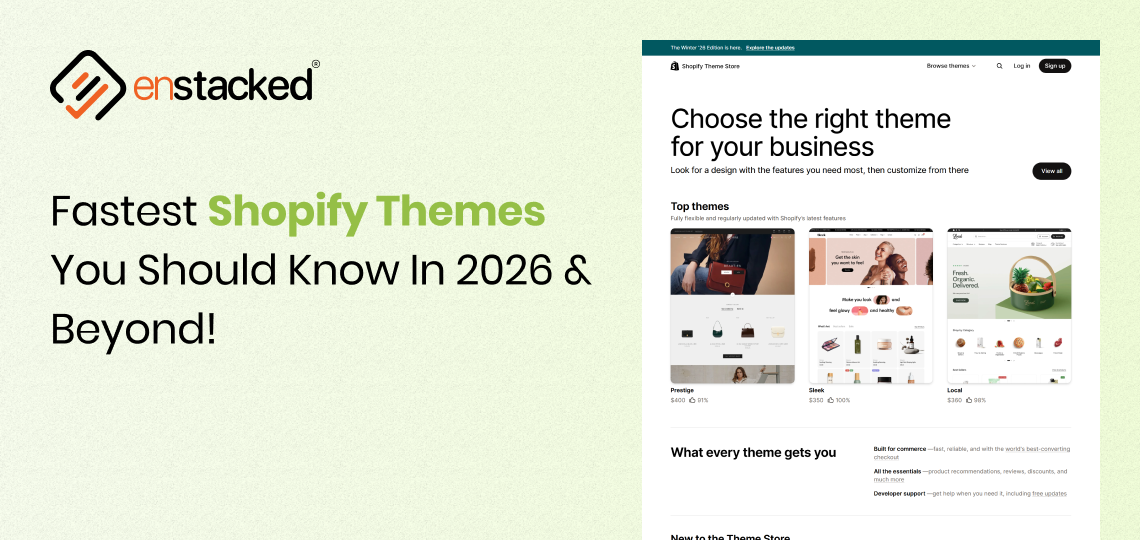 Fastest Shopify Themes You Should Know in 2026 & Beyond!