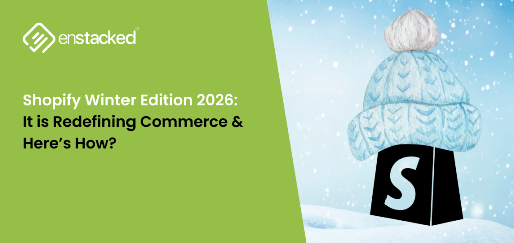 Shopify Winter Edition 2026 header graphic showing winter theme and Shopify icon