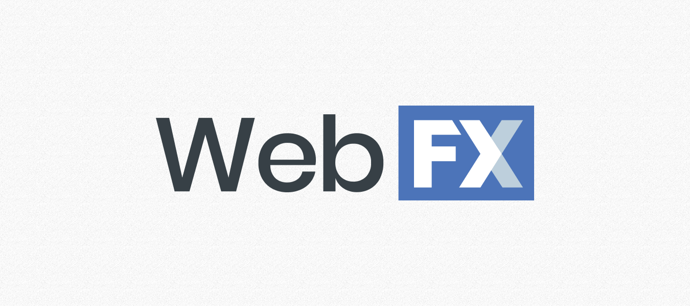 WebFX digital marketing and web development agency logo