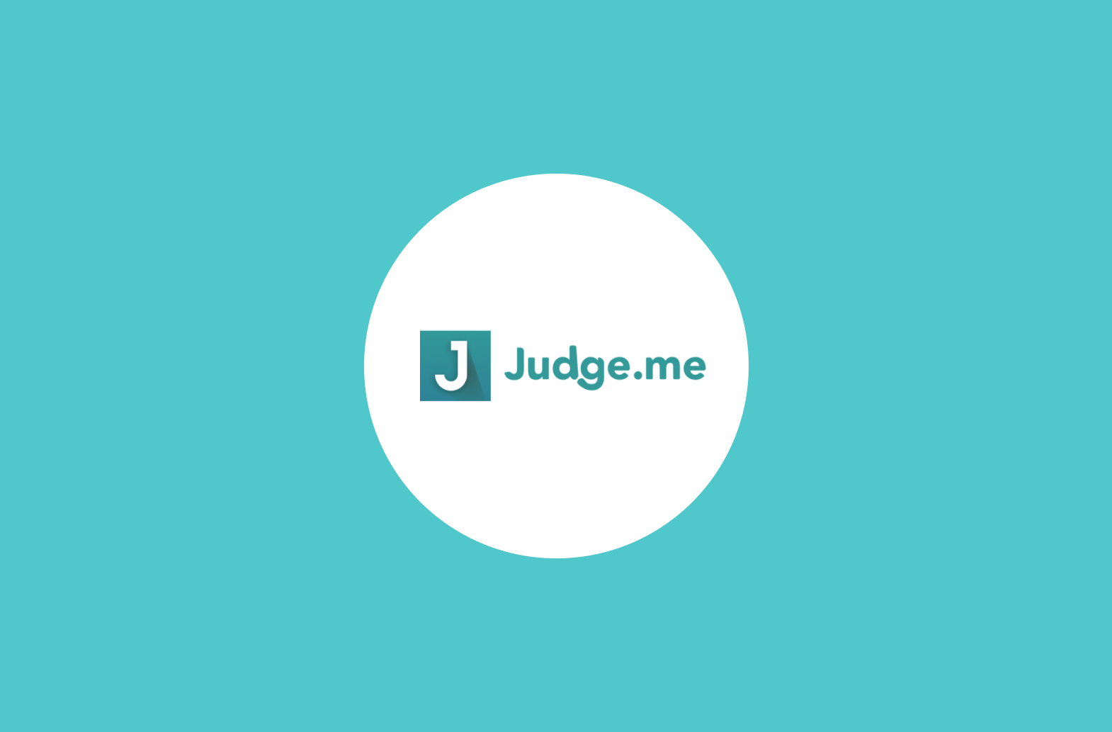Judge.me product reviews and ratings app logo for building trust on Shopify stores