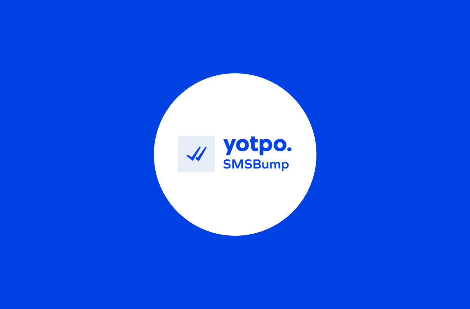 Yotpo SMSBump SMS marketing and automation app logo for Shopify
