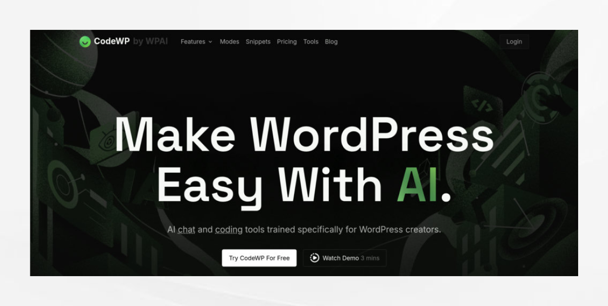 CodeWP – AI Assistant for WordPress Development