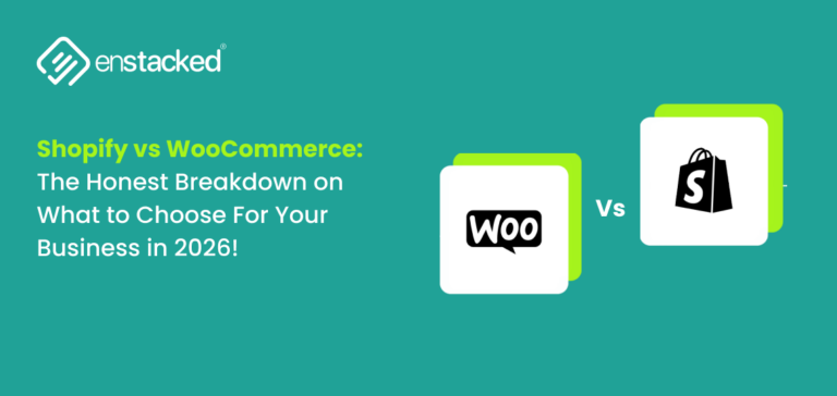 Shopify vs WooCommerce 2026 blog banner
