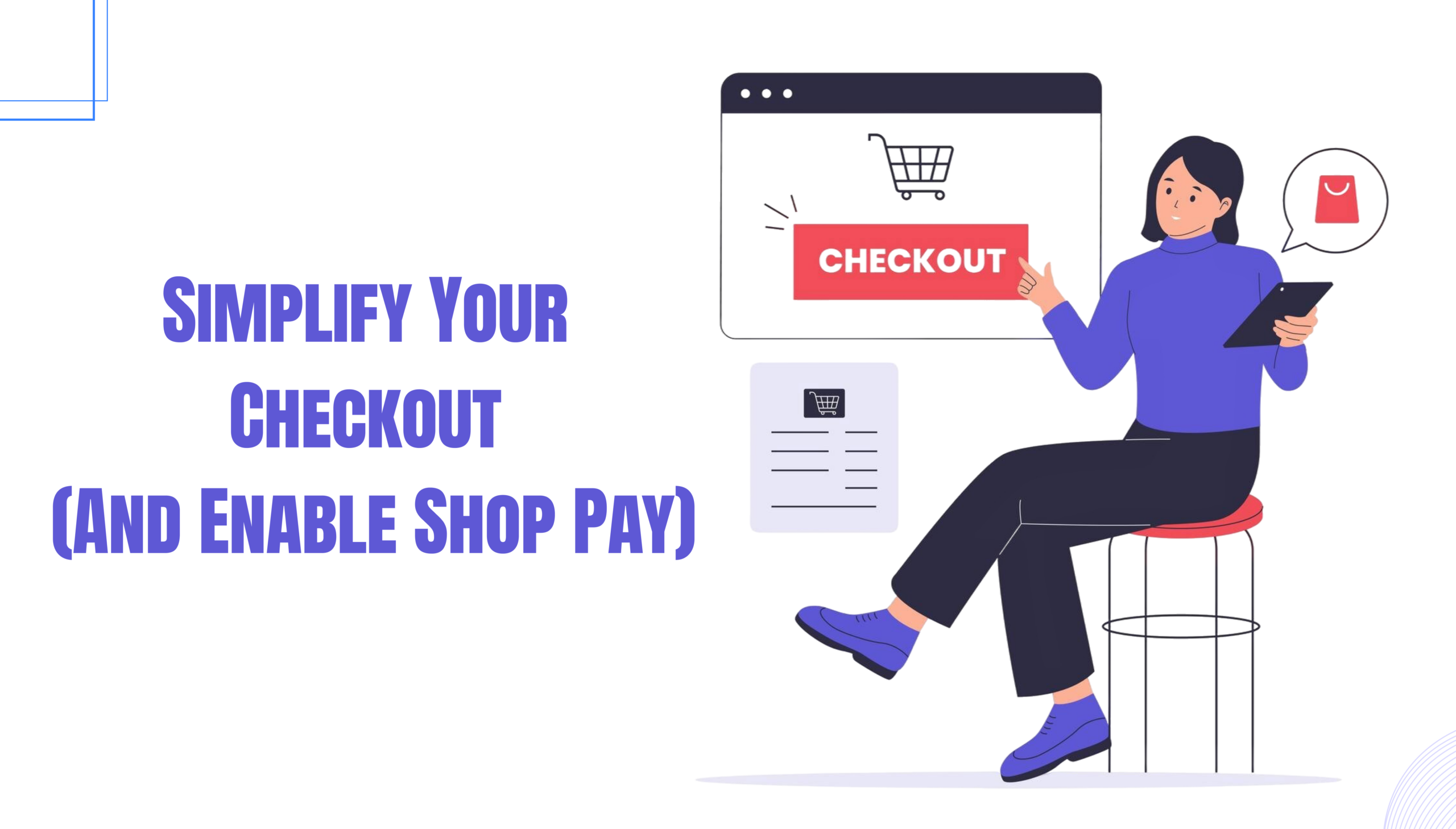 User completing an online checkout process with a simplified payment interface on screen.