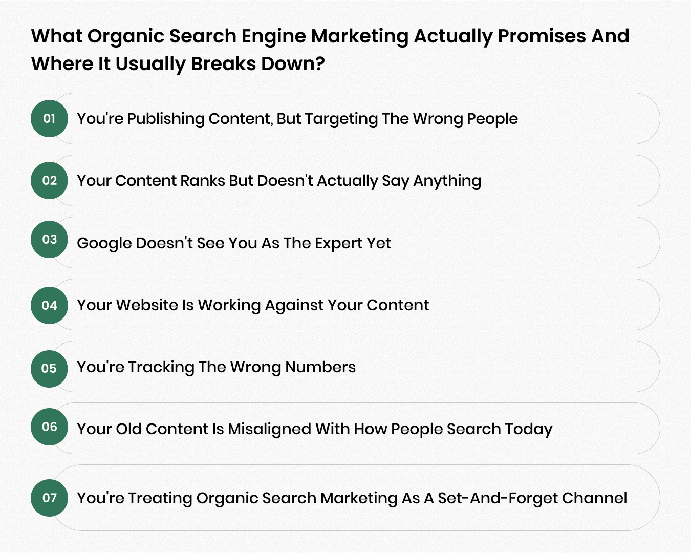 What Organic Search Engine Marketing Actually Promises And Where It Usually Breaks Down