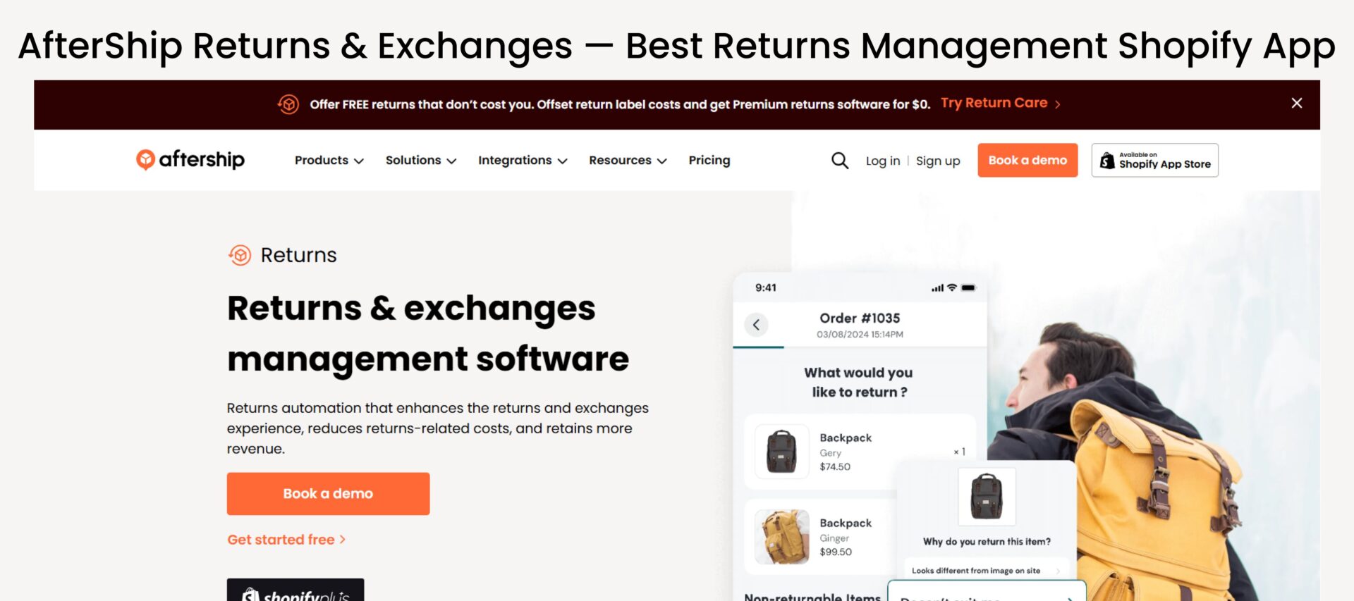 AfterShip Returns & Exchanges — Best Returns Management Shopify App