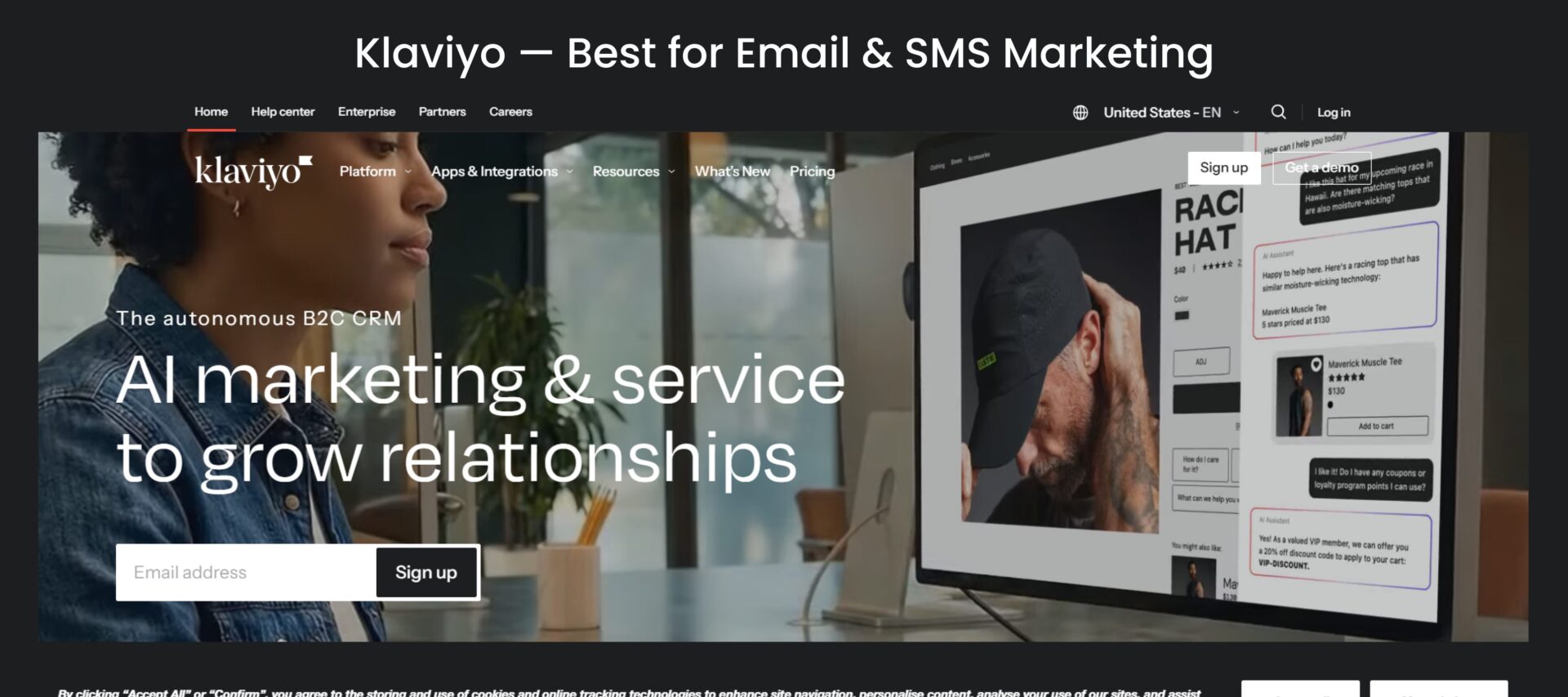 Klaviyo — Best for Email & SMS Marketing