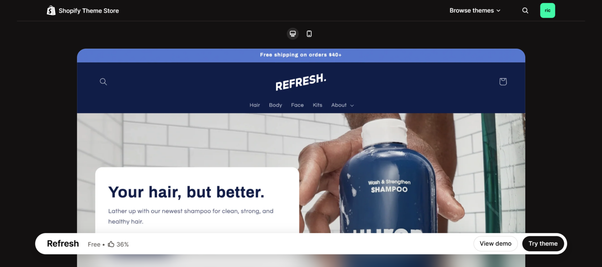 Refresh