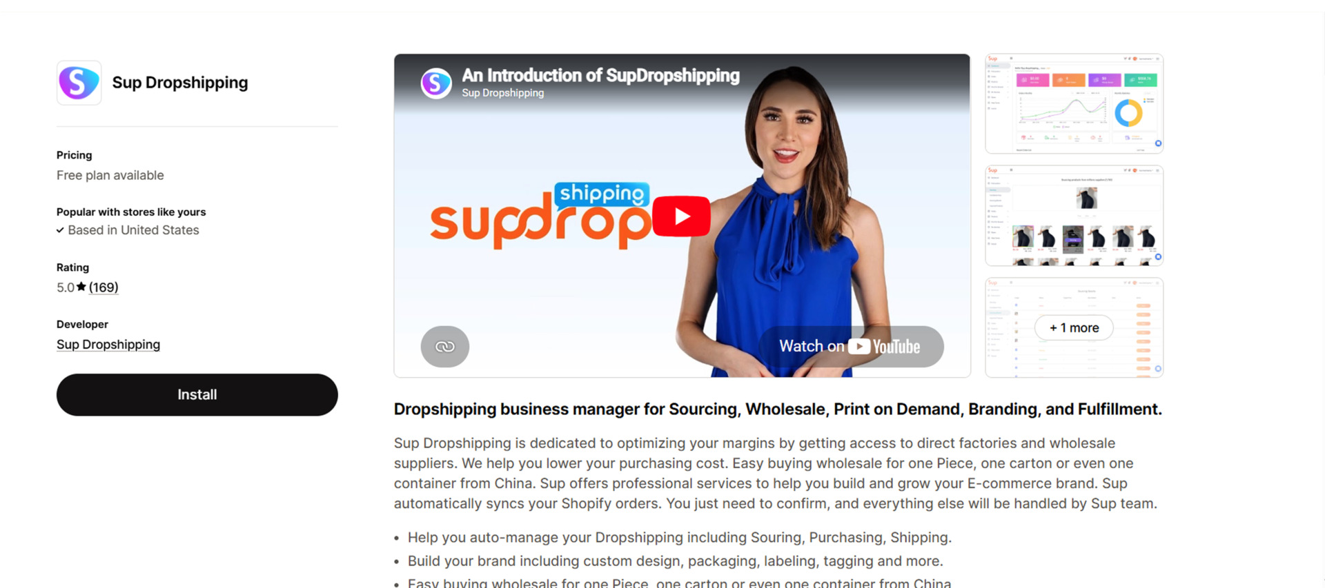 sup dropshipping