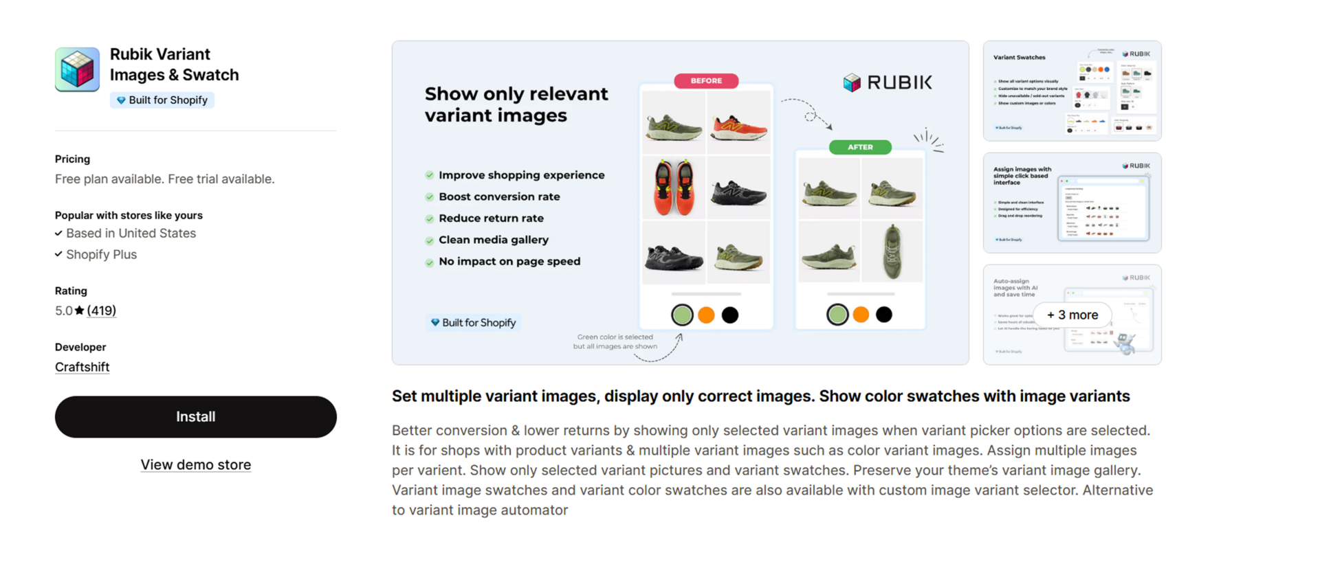 Rubik Variant Images & Swatch