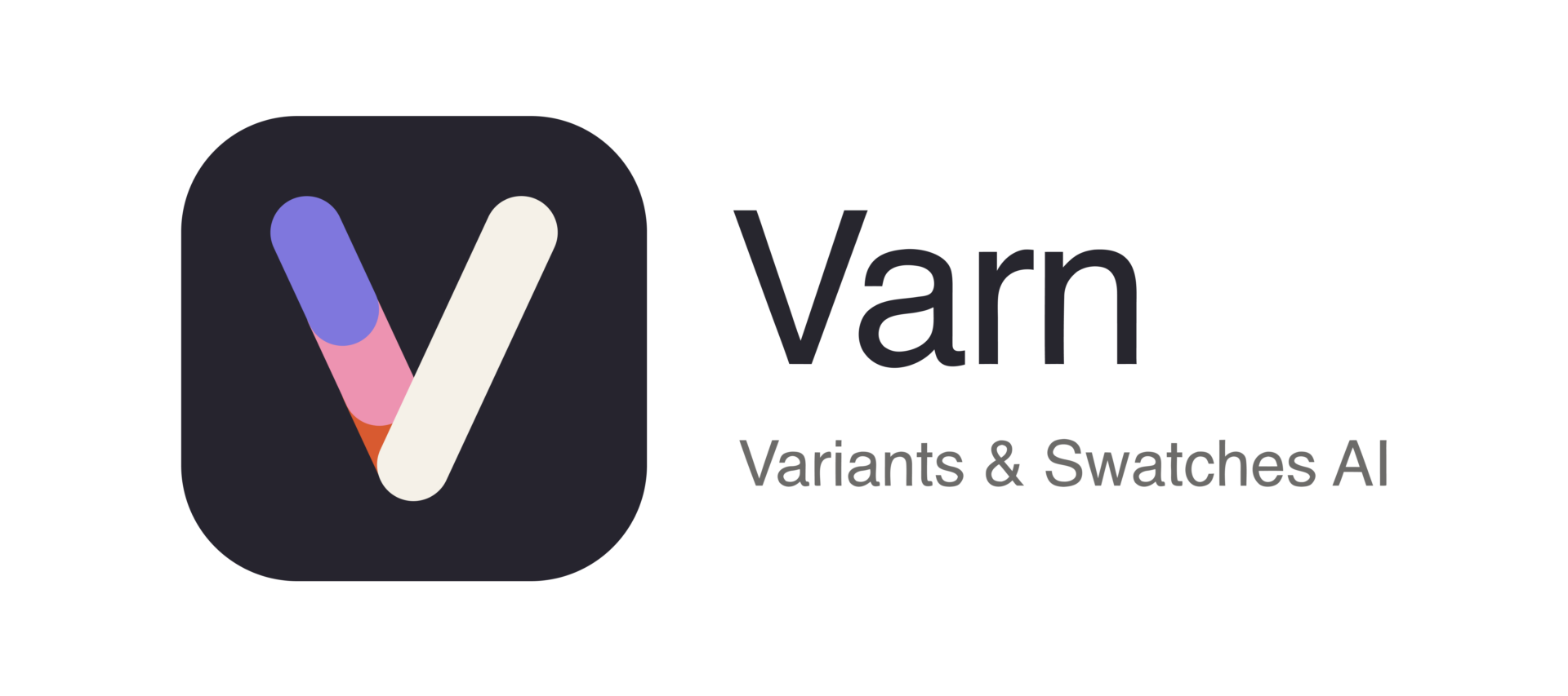 Varn logo, a Shopify variants and color swatches AI app by Enstacked Technologies