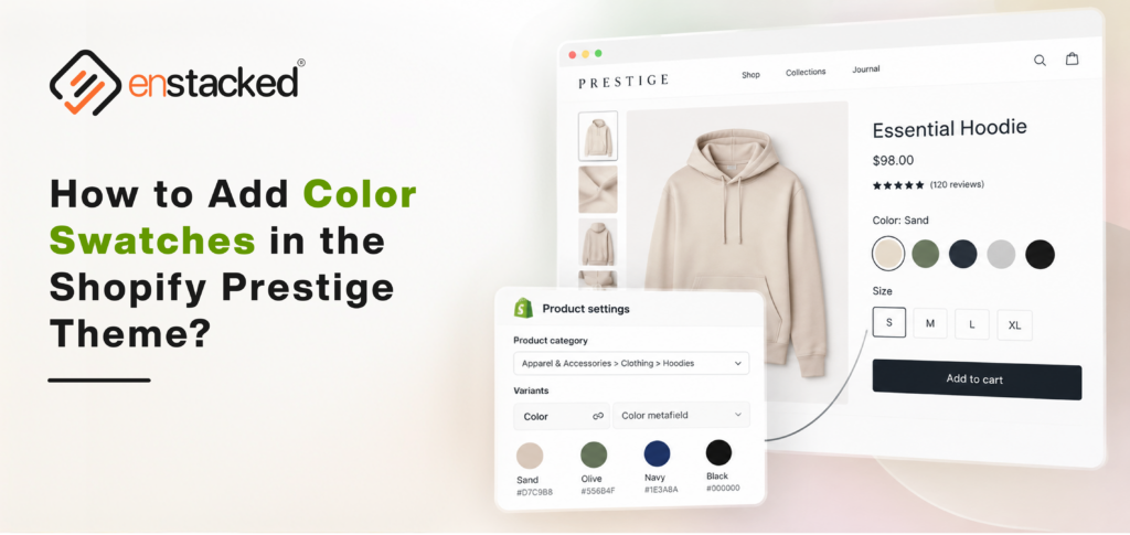 How to Add Color Swatches in the Shopify Prestige Theme?